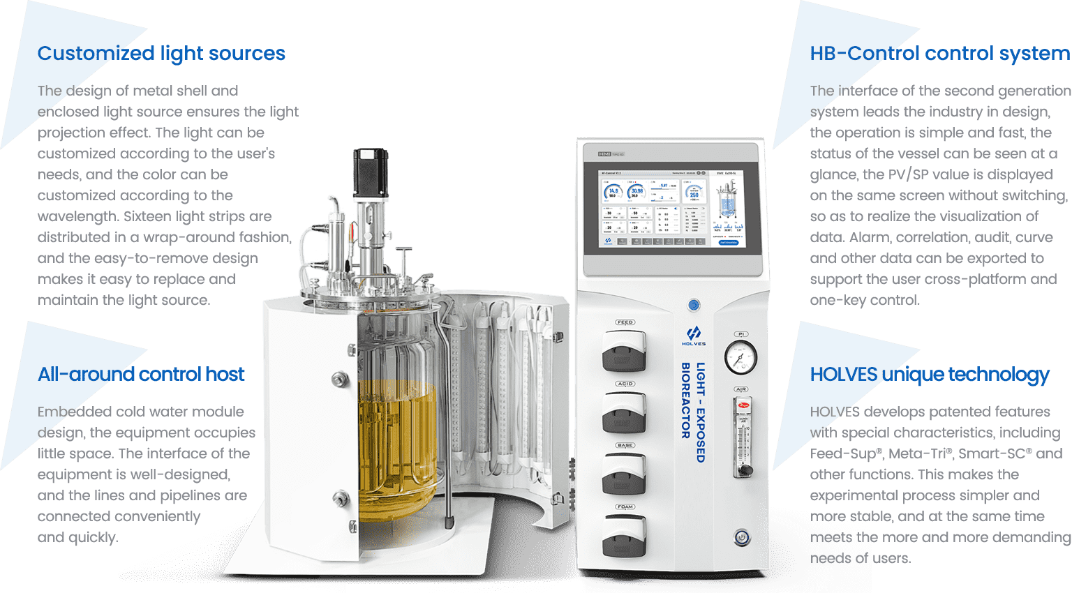 light-exposed bioreactor 