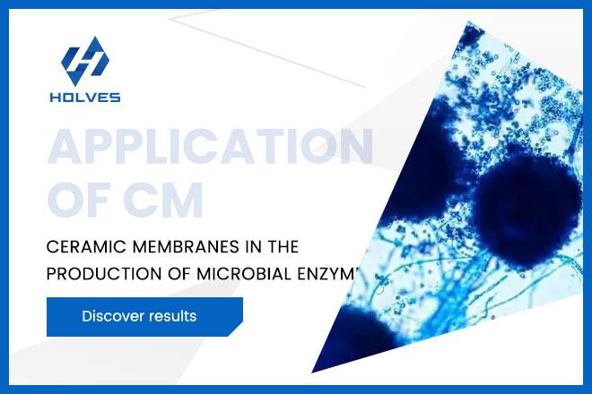 <b>Application of ceramic membranes in microbial enzyme preparations</b>