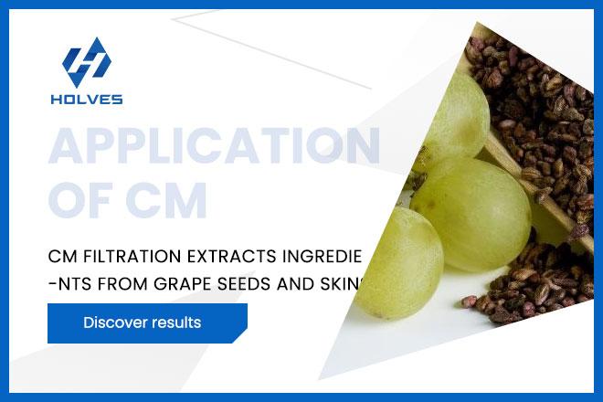 <b>Ceramic membrane filtration: grape seed and grape skin extracts</b>