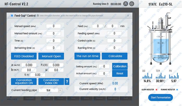 Feed-Sup® control interface