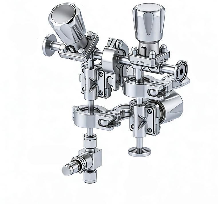 GMP Four Valve Manifold System GMP Four Valve Manifold System